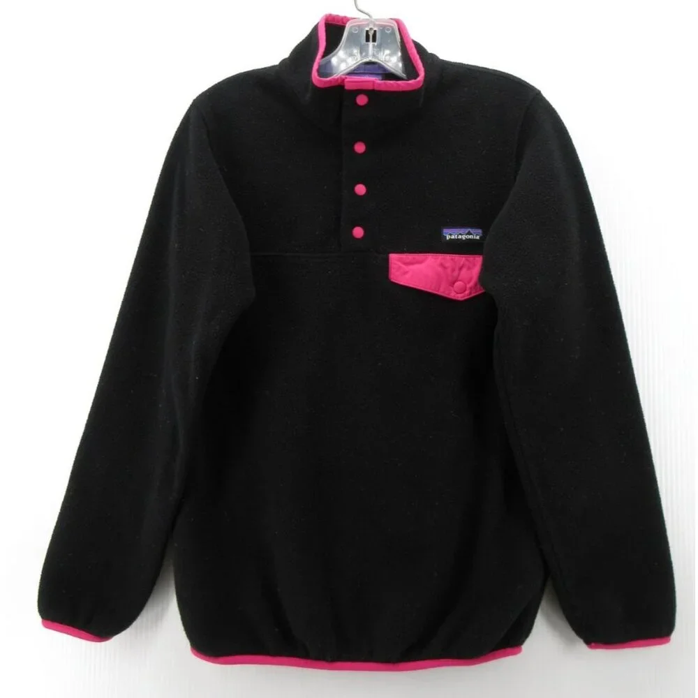 Patagonia Synchilla Sweatshirt XS Snap T Fleece Pullover Hiking - Picture 1 of 11